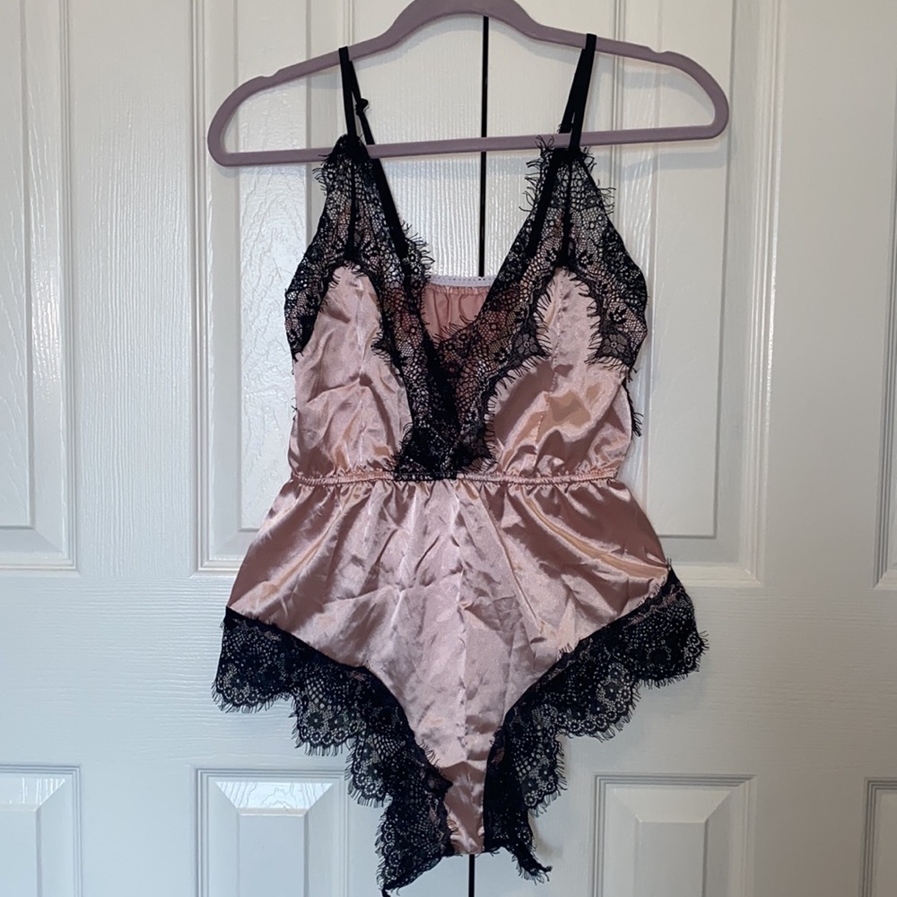 Pink and lace lingerie